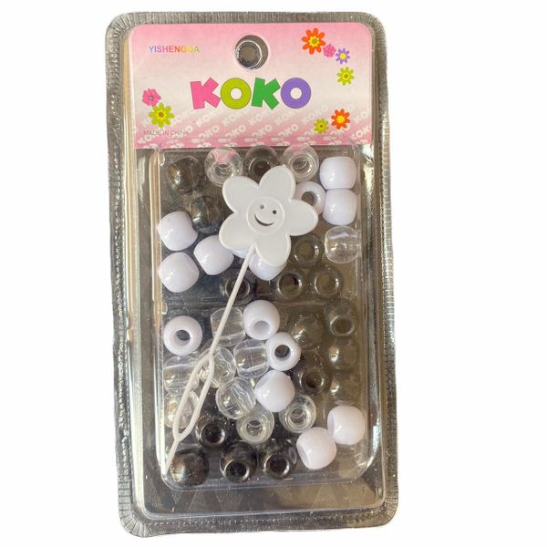 Koko - Monochrome Braiding/Crafting Hair Beads