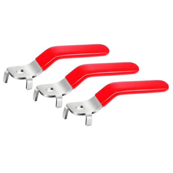 Tool DIY Stainless Steel Lever Handles For Ball Water Valve 3pc - 10.5cm