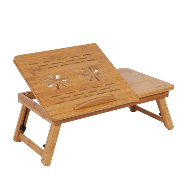 Bamboo Tray-Style Laptop Desk Model A