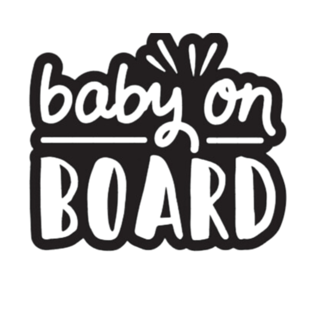 Baby on Board Sign Decal Sticker -BOB 001 | Shop Today. Get it Tomorrow ...