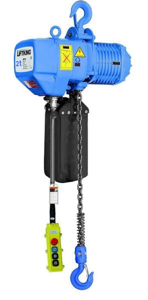 LIFT KING Electric Chain Hoist 2Ton 380 volt single speed 4M lift