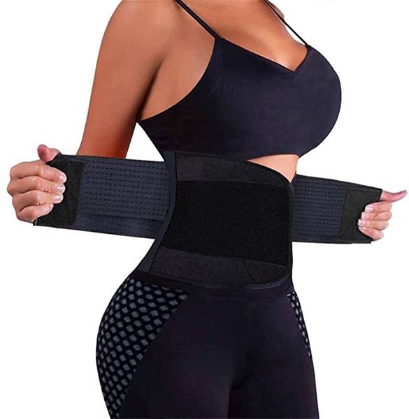 Hot Shaper Power Slimming Body Shaper &amp; Waist Trainer Belt - Yellow &amp;Opener