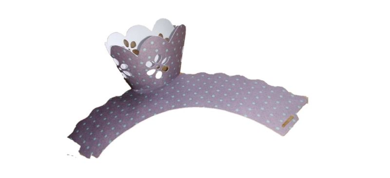 Cupcake Wrappers and Toppers Polka Limited Edition2