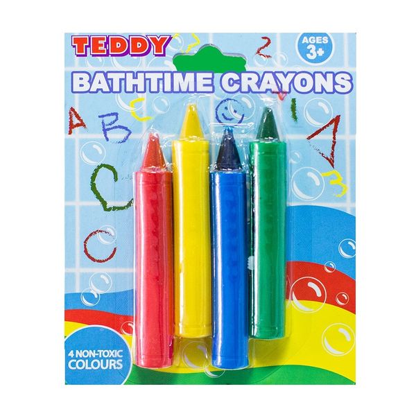Teddy Bathtime Crayons