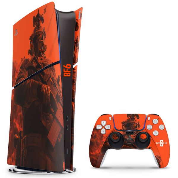 Decal Skin Compatible with PS5 Slim Digital (No Disc): Battlefield 6 Engineer (Decal Only)