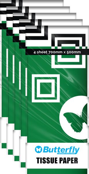 Tissue Paper - 4 Sheets (660X500Mm) Turquoise T15 X5