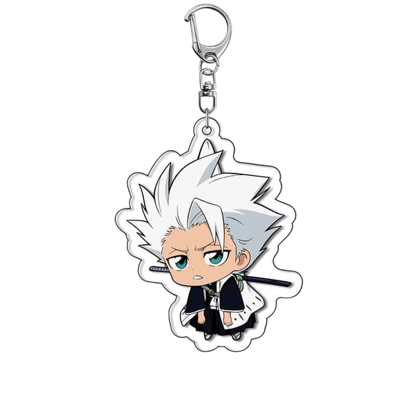 Bleach Anime Cute T?shir? Hitsugaya Plastic Acrylic Keychain