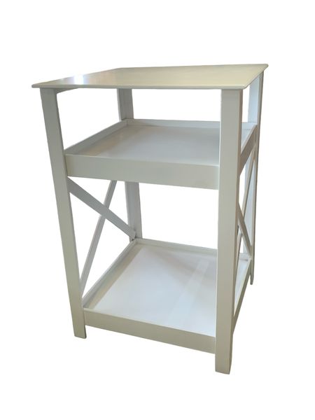 Convenient Multipurpose Wooden CrissCross Stand 40x40cm