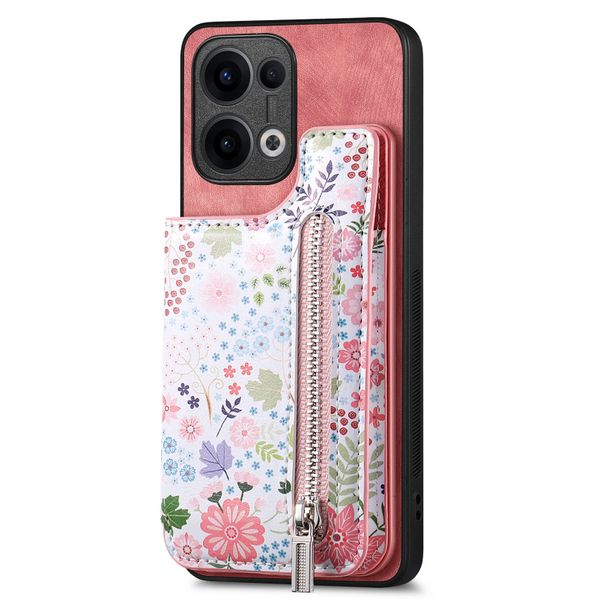 Retro Painted Flip RFID Anti-Theft Phone Case Compatible with Honor 400 Pro