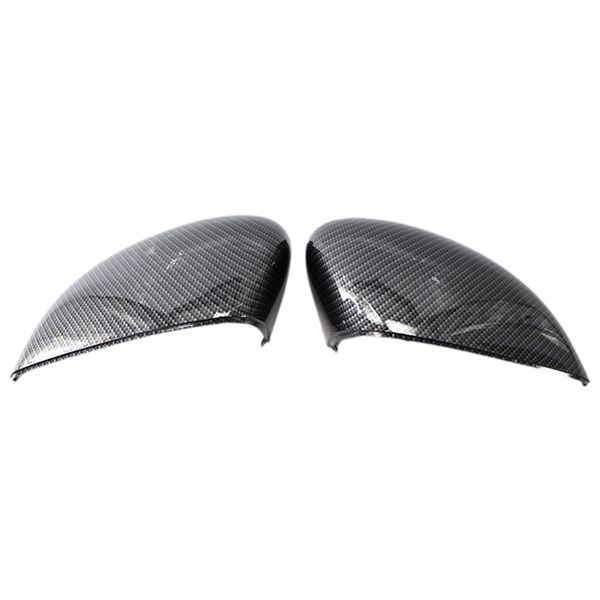Car Rearview Side Mirror Cover Caps for Fiesta Mk7 Compatible with Ford