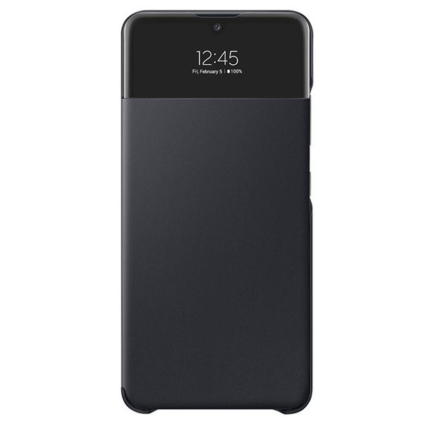 Samsung Original Smart S View Wallet Cover For Galaxy A32 4G/LTE - Black