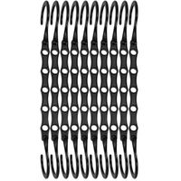 Premium Magic Space Saving Hangers - Black (10 Pack)