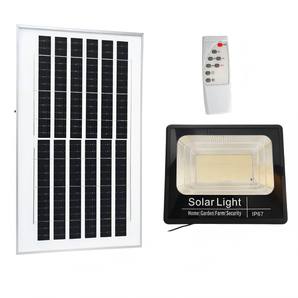 800W Solar Flood Light with Remote Control - IP67 Outdoor Light-9 Pack