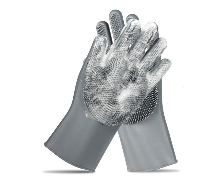 Pet Silicone Scratch-Resistant and Bite-Proof Bathing Glove Brush