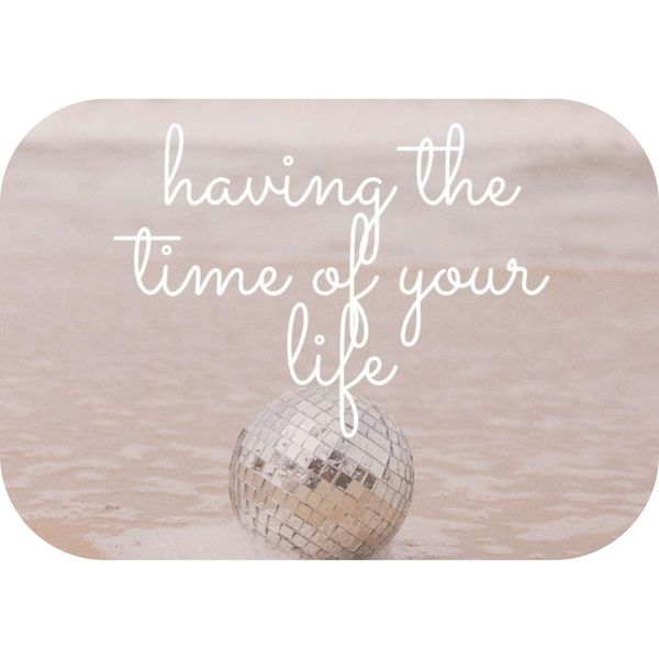Time Of My Life Printed Mouse Pad