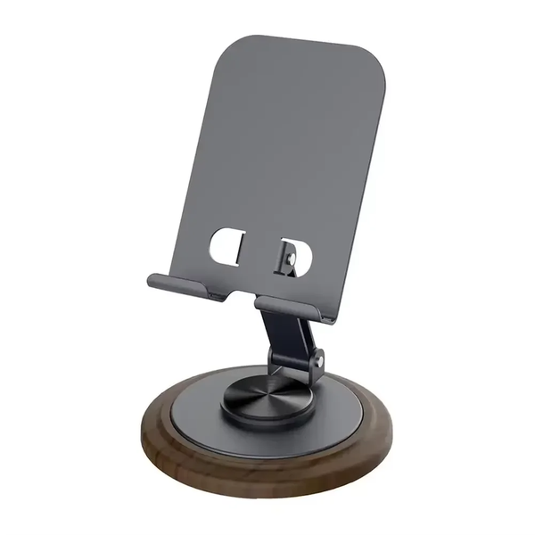 ABS Metal Desk Mobile Phone Holder Stand 360 Adjustable Desktop Tablet