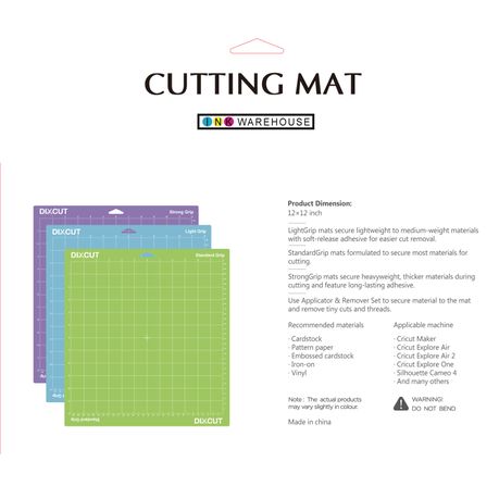 Nicapa Replacement Cutting Mat for Silhouette Cameo 4/3/2/1(12X12 Inch  3Pack-Standardgrip,Lightgrip,Stronggrip) Cut Mats Set - AliExpress