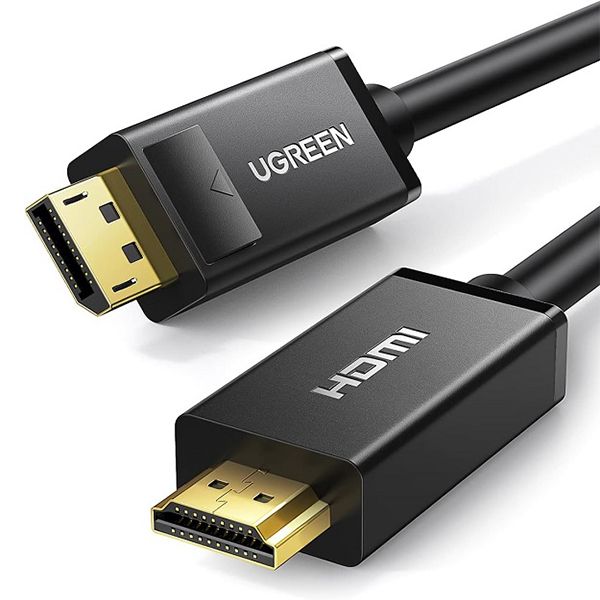 UGreen 10203 DP M to HDMI M 4K@30Hz 3m Cable-BK