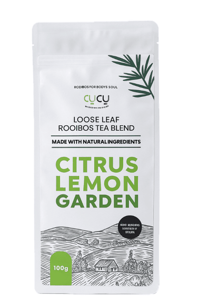 CuCu Loose Leaf Rooibos Tea Blend Citrus Lemon Garden