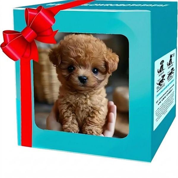 KAZLIE 6.5" Interactive Plush Puppy - Walking, Nodding, &amp; Barking Dog