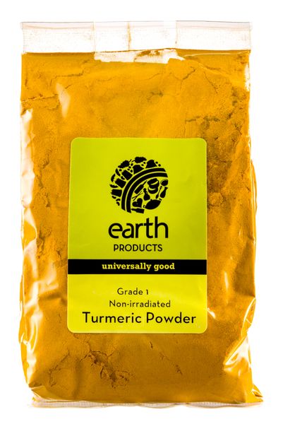 Earth Products - Turmeric Powder For Curing Pain &amp; Inflammation - 250g