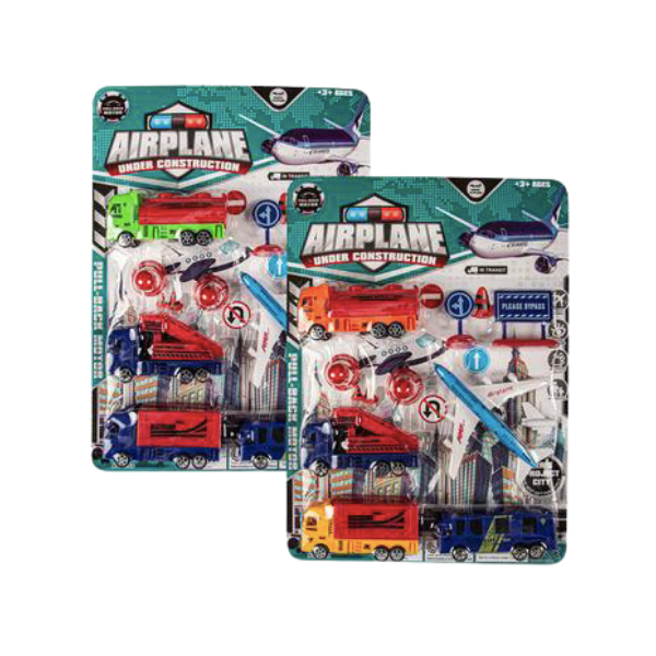 Airplane Under Construction Toys- Assorted Airport Play Sets