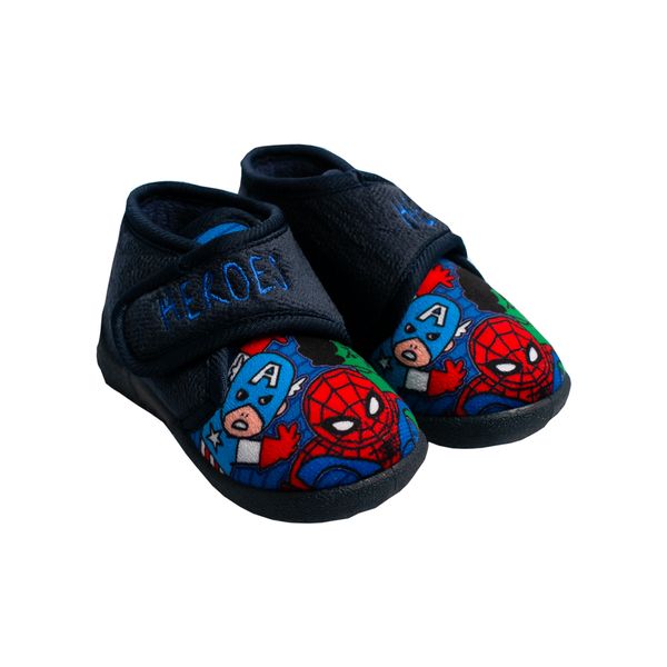 Baby Marvel Hook and Loop Slippers