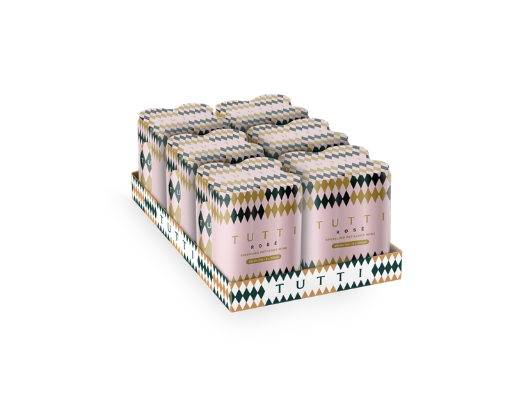 Tutti - Rose Sparkling Wine - 24 x 250ml Cans