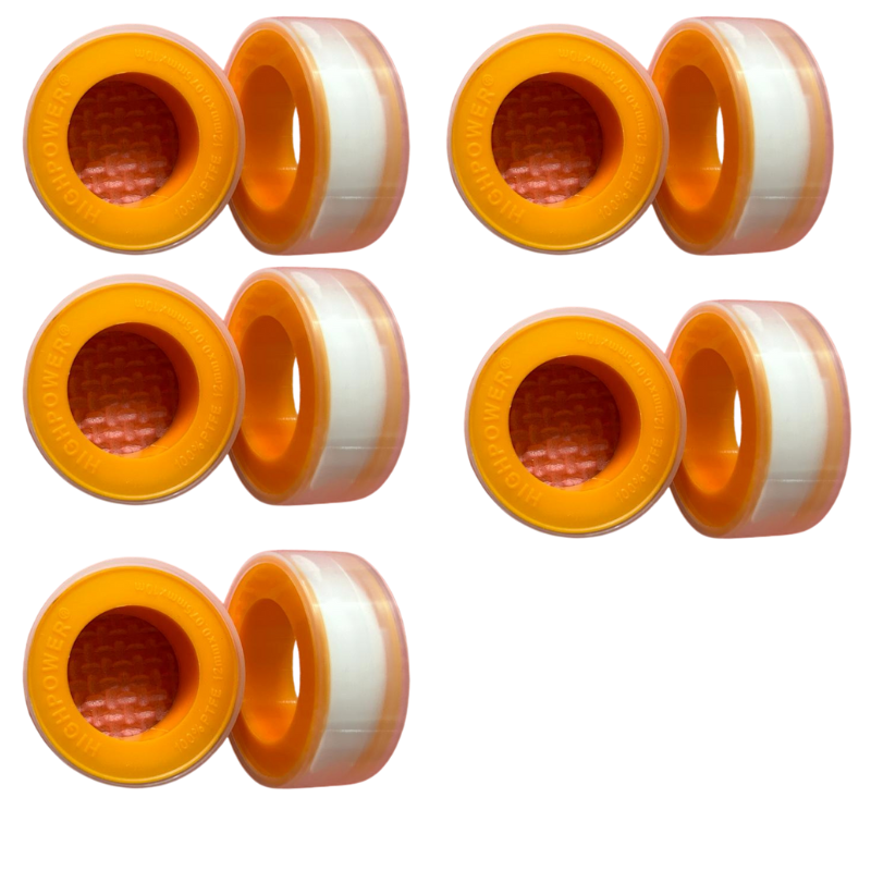 how much thread seal tape to use
