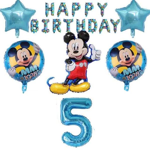 Mickey Mouse Balloon Set 5 Years
