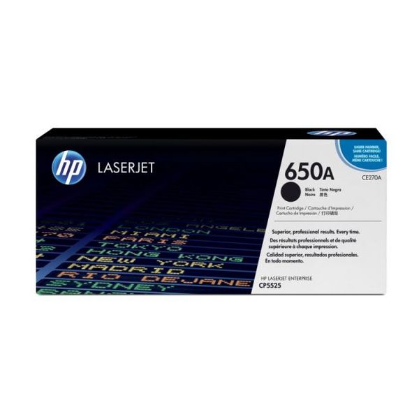 HP 650A Original Black Toner Cartridge