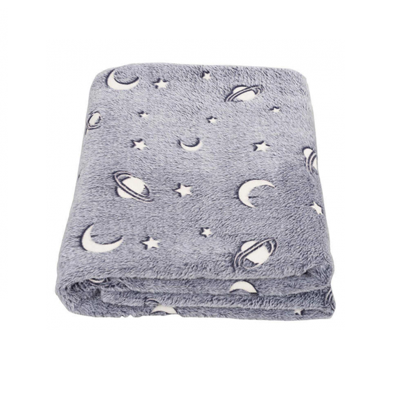 Glow In The Dark Blanket - Grey