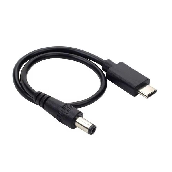 12V Type-C to DC Power Charging Cable (5.5x2.5mm)-1Meter-Universal Cable-GC