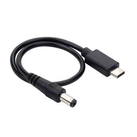 12V Type-C to DC Power Charging Cable (5.5x2.5mm)-1Meter-Universal Cable-GC Image