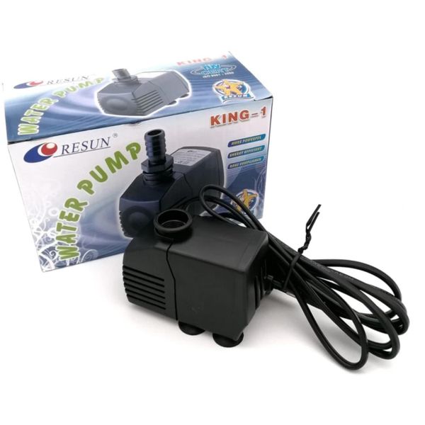 Resun Submersible Water Pump - 380L/h for Fish Tanks &amp; Fountains