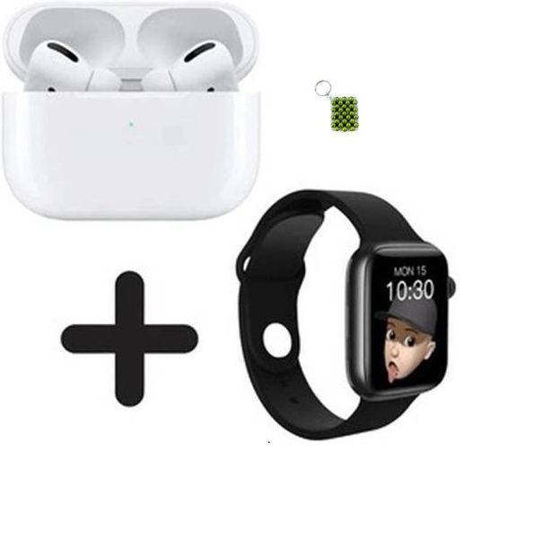 T55 PRO MAX Smart Watch With Earphones + Key Chain