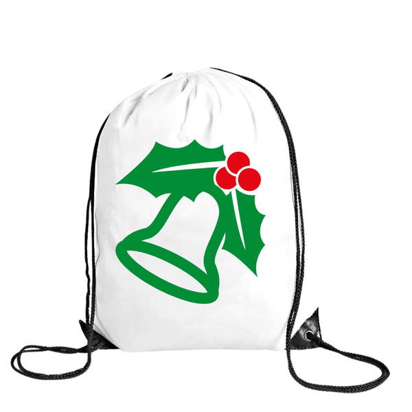 Katz Designs - Drawstring Bag -Polyester - Christmas Cookie Star