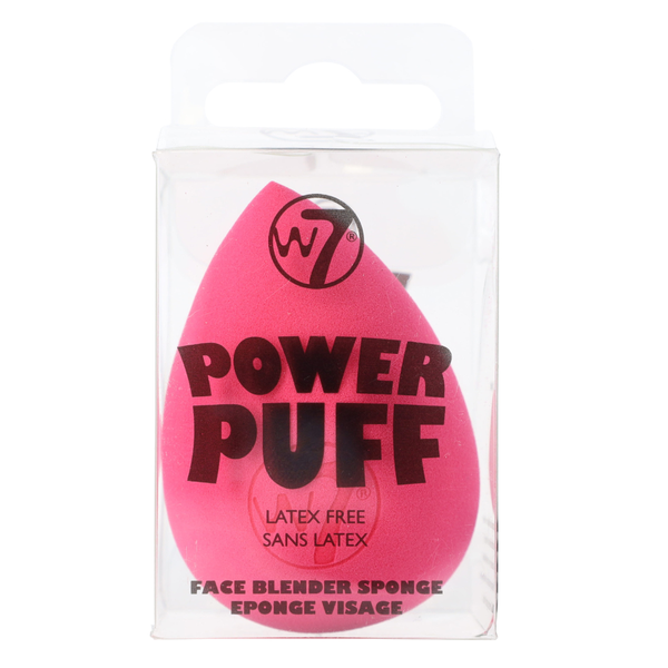 W7 Power Puff - Face Blender Sponge - Hot Pink