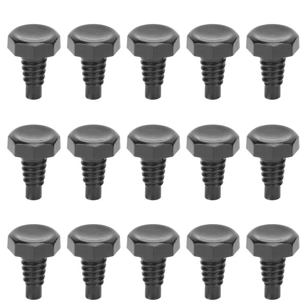 15 Pieces Snooker Pool Cue Bottom Cover Tail Plug