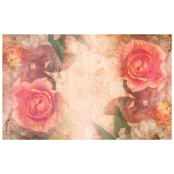 Vintage Roses Rectangle Tablecloth image