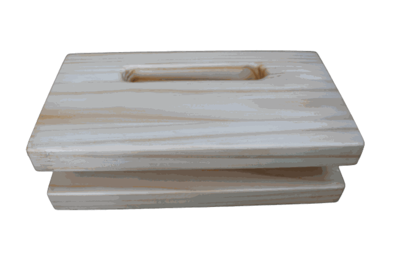 Cellphone Stand (Table) Stand with Natural Amplifier - Light Wooden Finish