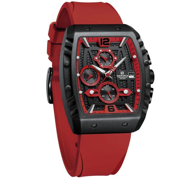 NAVIFORCE Men Red, Black Leisure