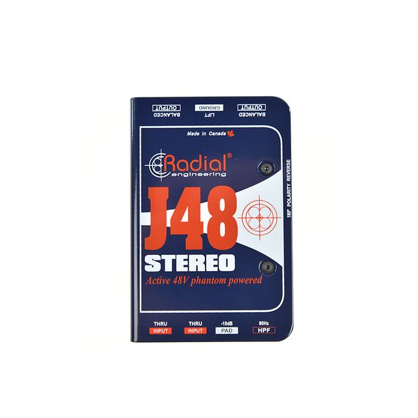 Radial J48 Stereo Phantom Powered Active DI