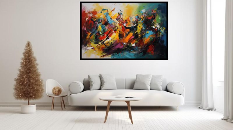 Canvas Wall Art Painting - Fancy Artwork - Abstract Art A0005