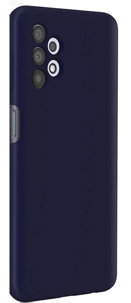 Silicone Soft Cover For Samsung Galaxy A32 5G / A32 4G - Navy Blue