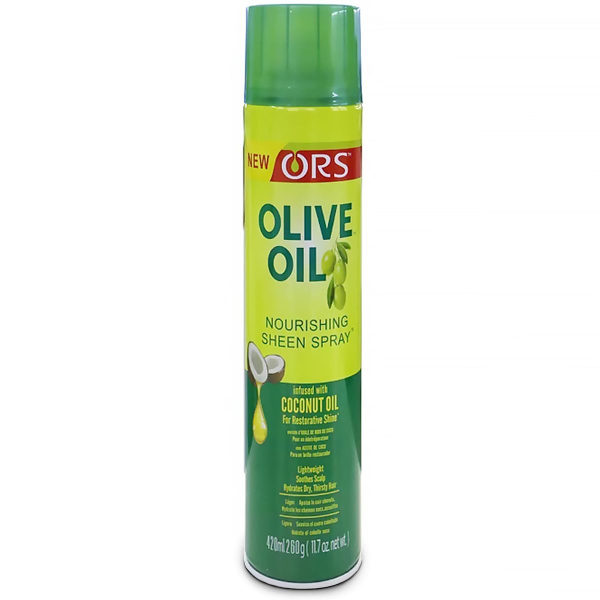 481ml Olive Oil Nourishing Sheen Spray with Coconut Oil