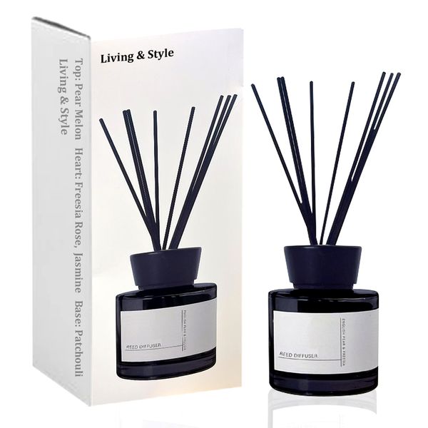 200ml - Reed Aromatherapy Diffuser Set with Sticks Home Air Freshener