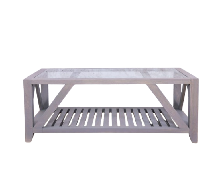 Fairview Glass Top Coffee Table