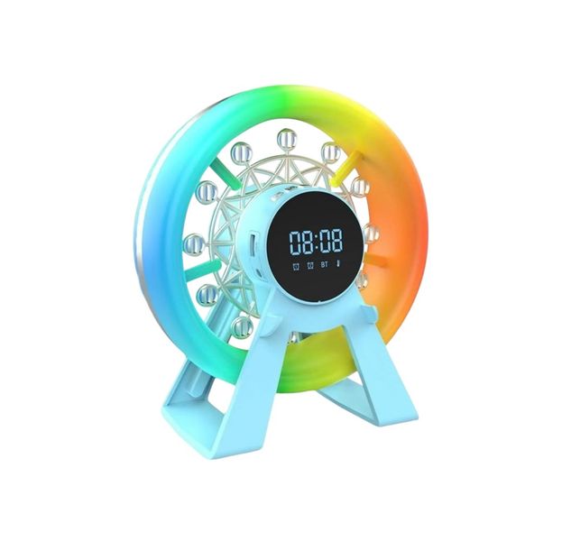 L38A Ferris Wheel RGB Light Clock Speaker