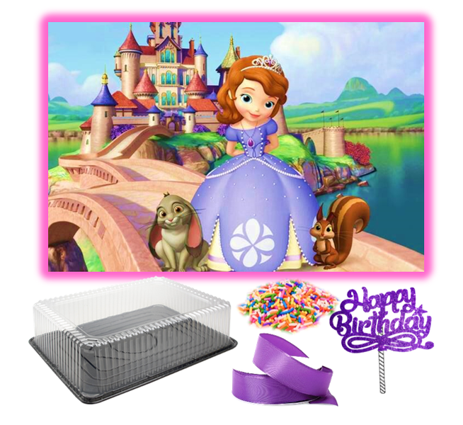 Sofia The First Edible Print and Cake Decorating Kit